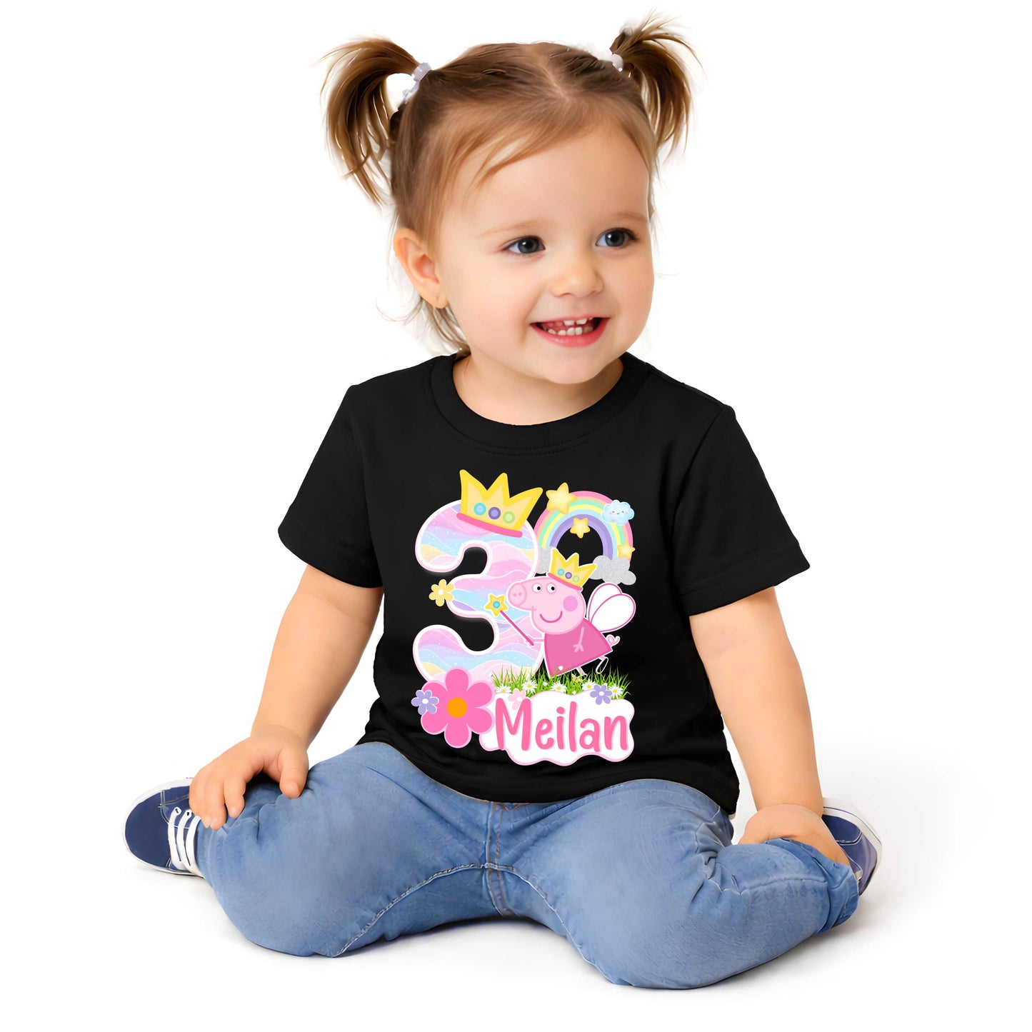 Inspired Pig Birthday T-Shirt, All Size, Family Matching Tee