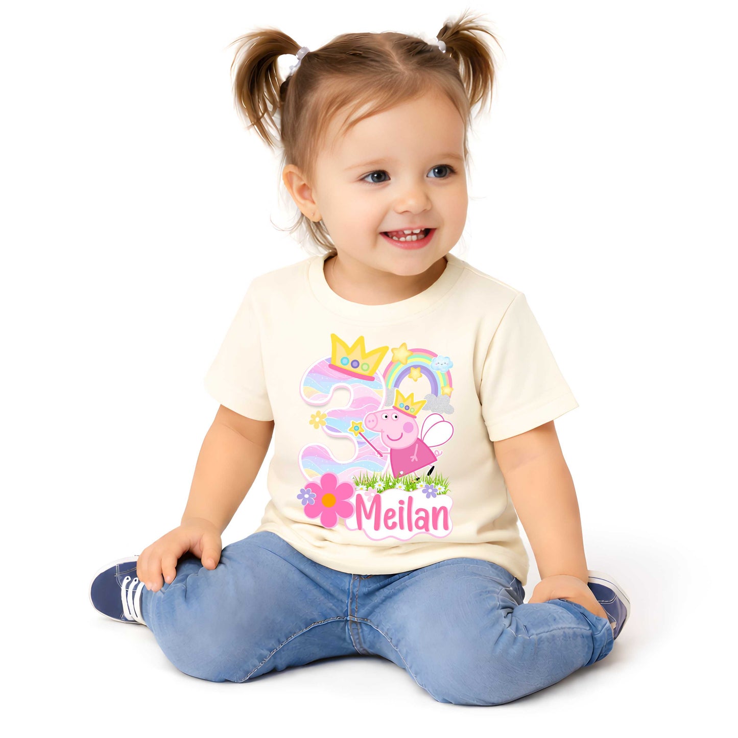 Inspired Pig Birthday T-Shirt, All Size, Family Matching Tee