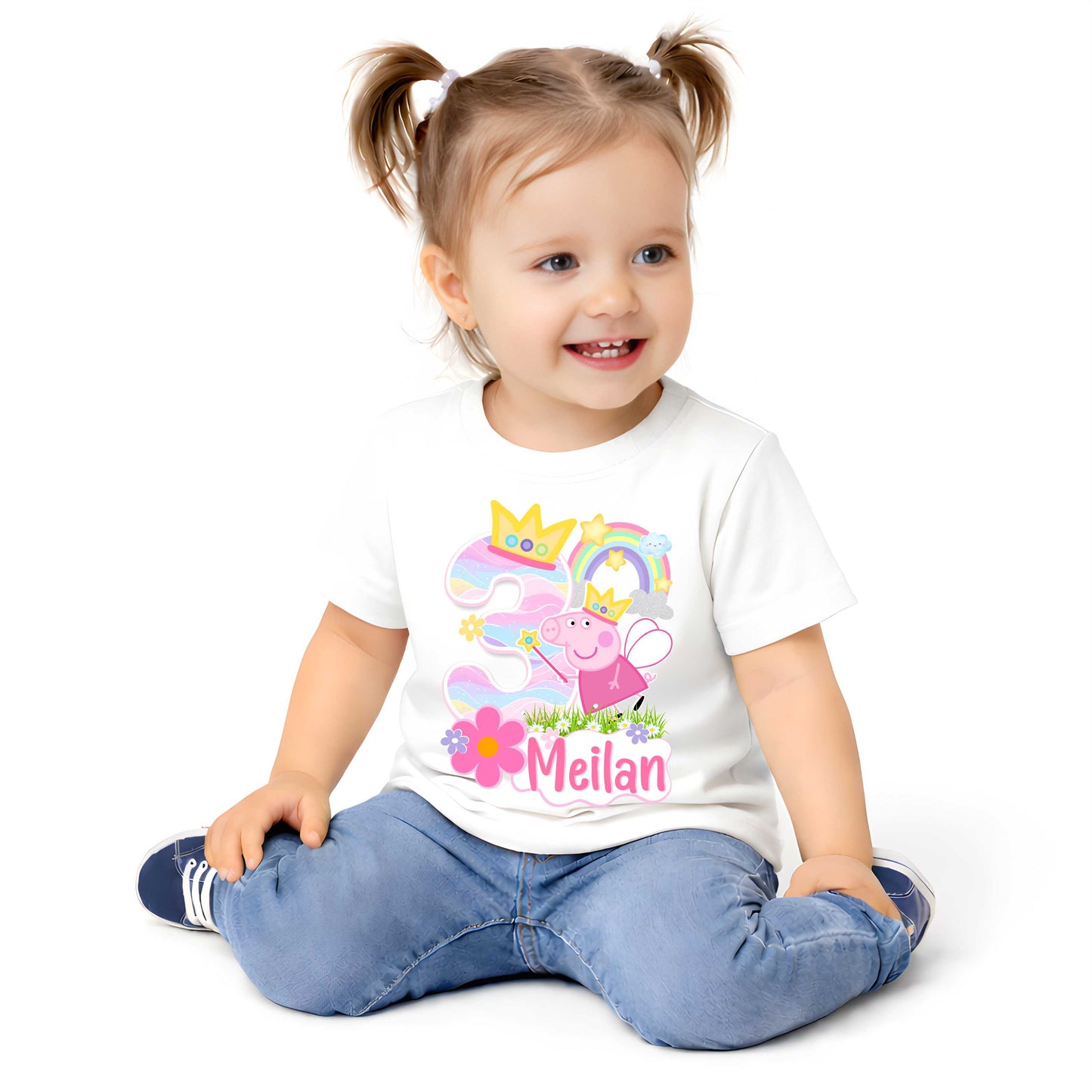 Inspired Pig Birthday T-Shirt, All Size, Family Matching Tee