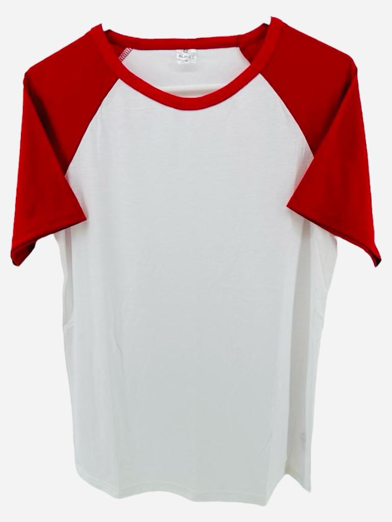 Youth Blank Sublimation Raglan Short Sleeve T-shirt